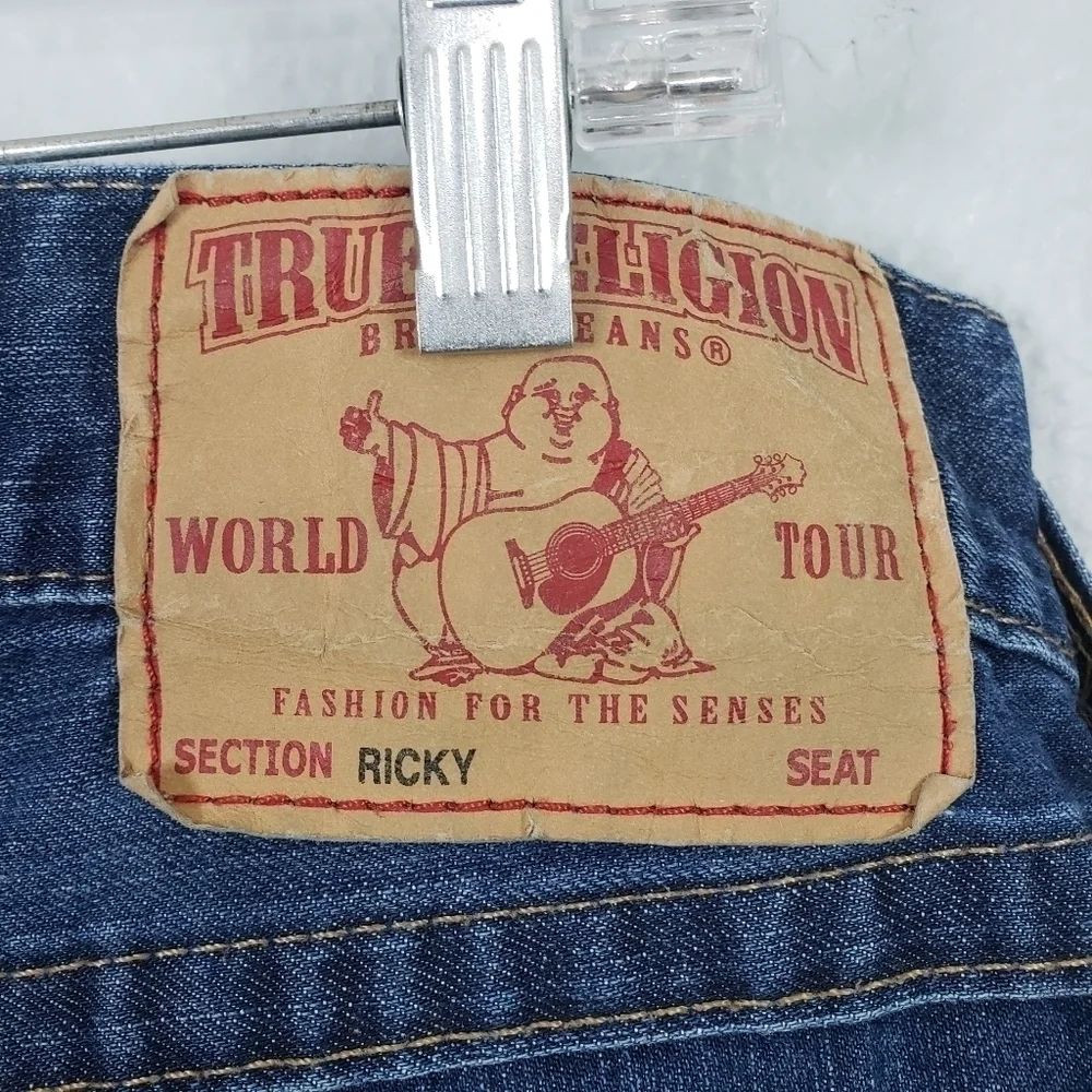 TRUE RELIGION Men's Jeans Ricky Dark Wash Sz 33